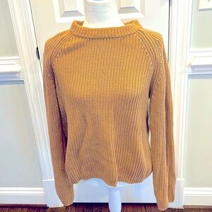 Quince fisherman 100% cotton sweater, like new!